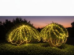 Girlandy świetlne na krzew: Magia światła w ogrodzie